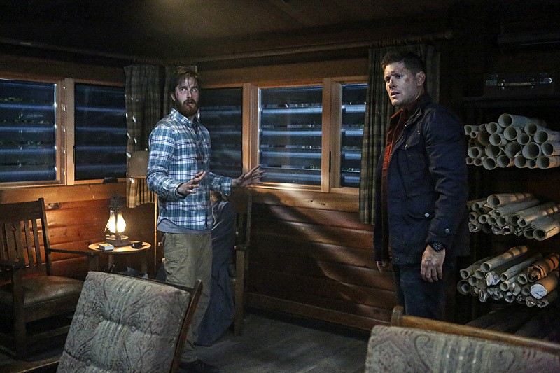 11x17 Red Meat Blair Penner as Corbin and Jensen Ackles as Dean